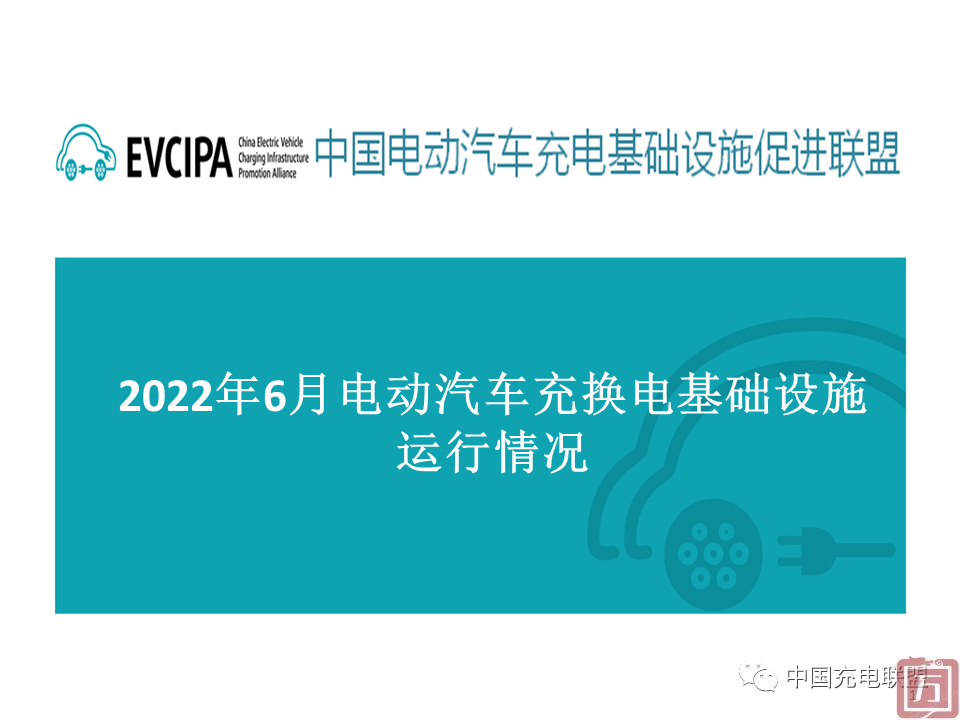 中国充电联盟：2022年6月全国电动汽车充换电基础设施运行情况(图1)