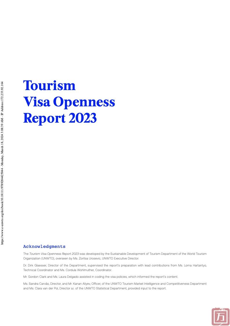 UN Tourism：2023年旅游签证开放报告(图3)